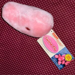 Gag gift for the germaphobe in your life Giant Microbes  Swine Flu pink plush